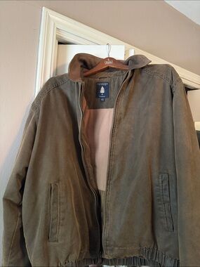 Timberland Olive Cotton Zip Jacket